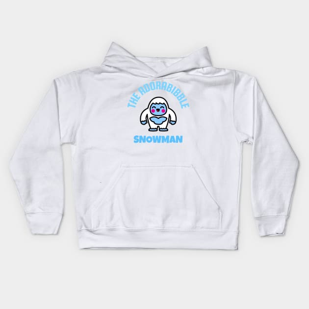 Adorabibble Snowman Kids Hoodie by Toni Tees